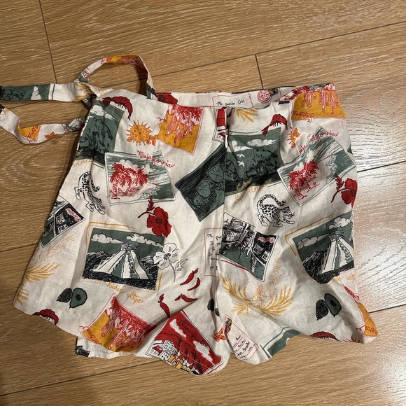 Reformation Eva Linen Skort Ivory - Size 6 - Picture 10 of 11